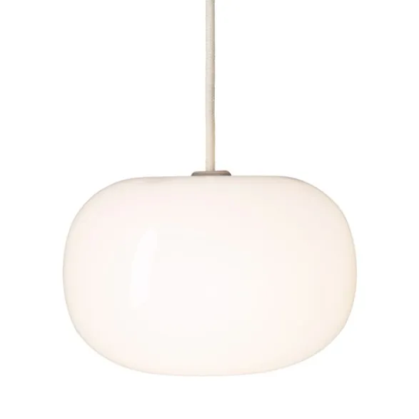 Örsjö Belysning PebbleTaklampa Bred Opalglas