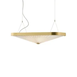 Le Klint Pendant, CELINE, brass frame,
