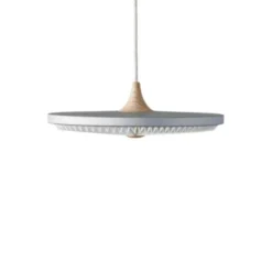 Le Klint Pendant, SOLEIL M, 50cm. Silver cloud, paper:DIM
