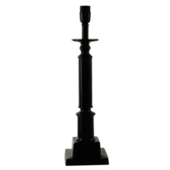 Hallbergs Belysning Penfold Lampfot Låg Antik svart 15,5cm