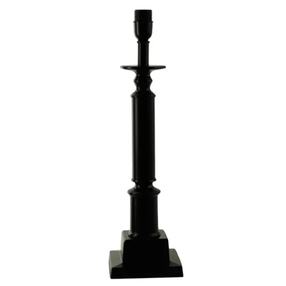 Hallbergs Belysning Penfold Lampfot Låg Antik svart 15,5cm