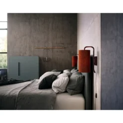 Belid Pensile vägglampa S dark red