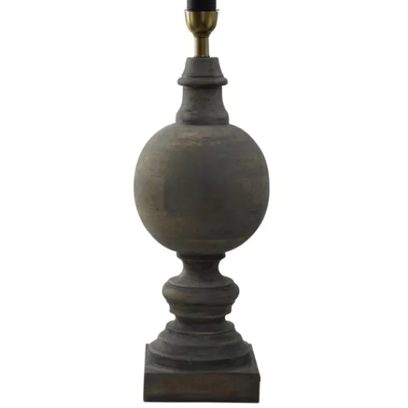 Hallbergs Belysning Percy Lampfot Vintage grey 15cm