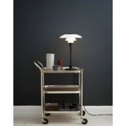 Louis Poulsen PH 3/2 bordslampa, svart/opal 47,2cm