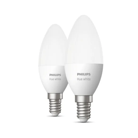 Philips Hue White 2-pack E14 kronljus 5,5W