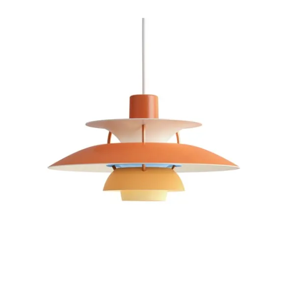 Louis Poulsen PH 5 MINI pendel, hues of orange 30cm