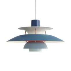 Louis Poulsen PH 5 pendel, hues of blue 50cm