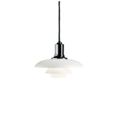 Louis Poulsen PH 2/1 pendel, krom/opal 20cm