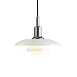 Louis Poulsen PH 3/2 pendel, krom/opal 29cm