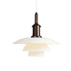 Louis Poulsen PH 3½-3 pendel, vit 33cm