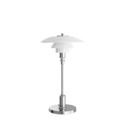 Louis Poulsen PH 2/1 portabel bordslampa, krom