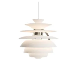 Louis Poulsen PH Snowball pendel E27 Chrome/Soft White