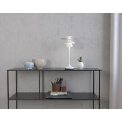 Belid Picasso bordslampa flat vit G4