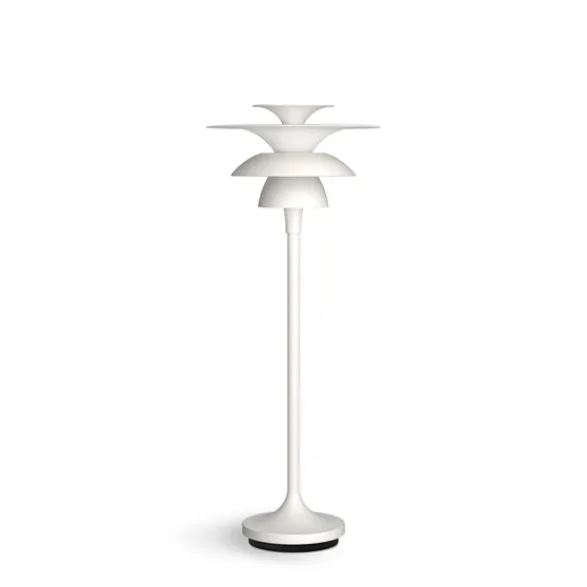 Belid Picasso bordslampa flat vit G4