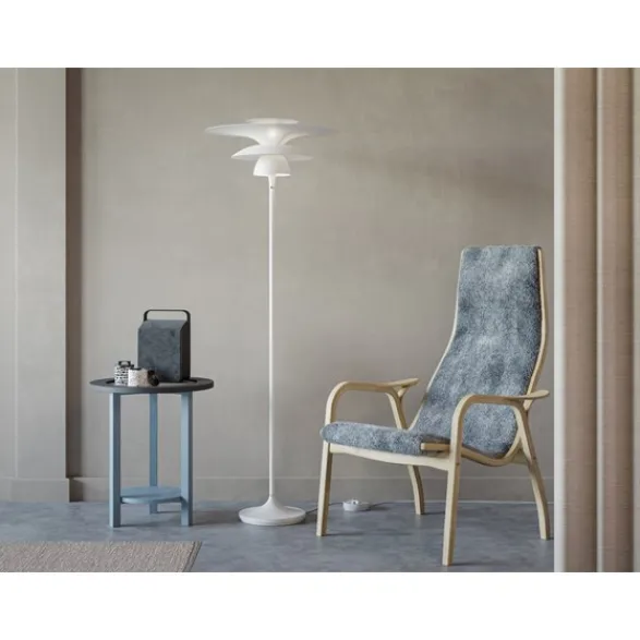 Belid Picasso golvlampa flat vit