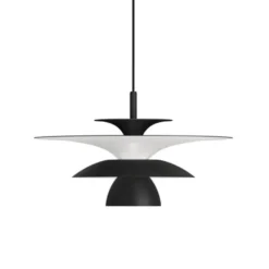 Belid Picasso pendel flat svart