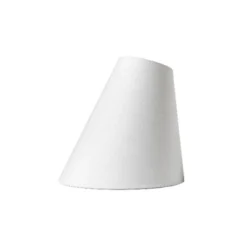 Armaturhantverk Pion skärm, vit 22cm