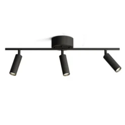 Herstal Pipeline skena 3 mattsvart LED GU10 MR11