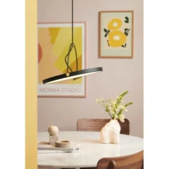 Halo Design Pivot Pendel, svart Ø40cm