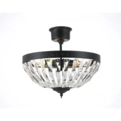 Norrsken Design Plafond Bow Liten Svartlackerad 36cm