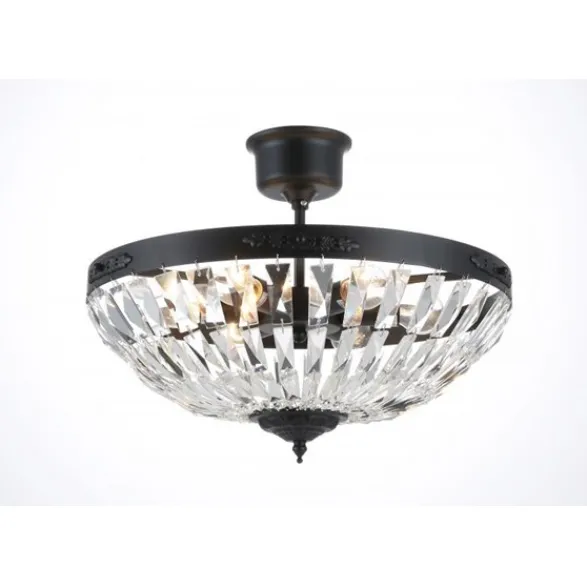 Norrsken Design Plafond Bow Stor Svartlackerad 42cm