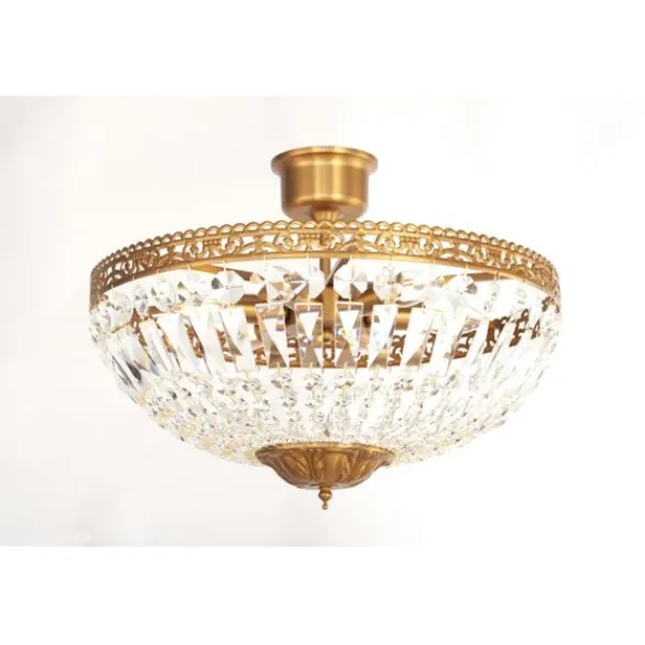 Norrsken Design Plafond Classic Medium Borstad Mässing 47cm
