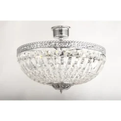 Norrsken Design Plafond Classic Medium Krom 47cm