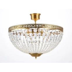 Norrsken Design Plafond Classic Stor Borstad Mässing 56cm