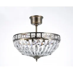 Norrsken Design Plafond Flores Stor Antikmässing 36cm