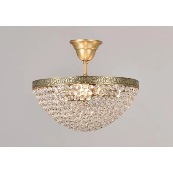 Norrsken Design Plafond Oscar Antikmässing 30cm