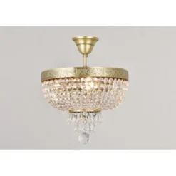 Norrsken Design Plafond Queen Antikmässing 30cm