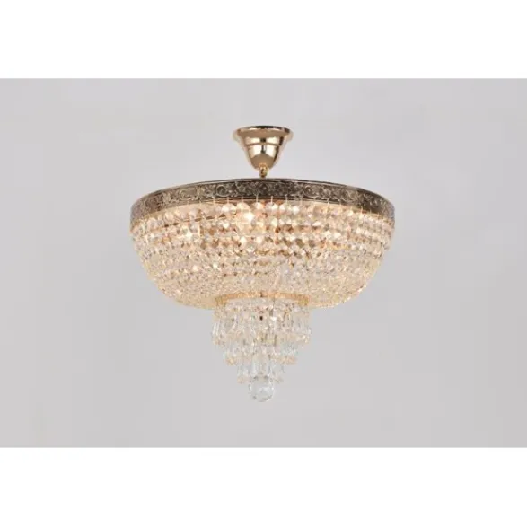 Norrsken Design Plafond Queen Fransk Guld 40cm