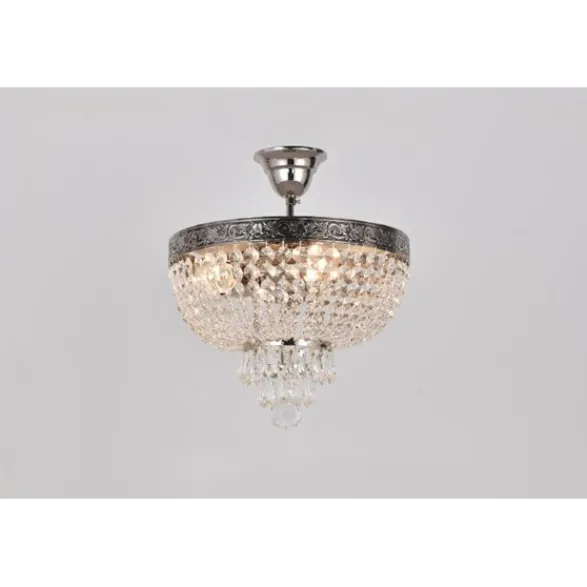 Norrsken Design Plafond Queen Nickel 30cm