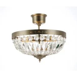 Norrsken Design Plafond Rhea Liten Antikmässing 36cm