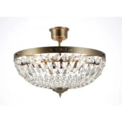 Norrsken Design Plafond Rhea Stor Antikmässing 48cm