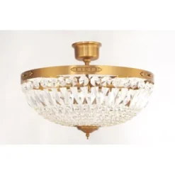 Norrsken Design Plafond Rhea Stor Borstad Mässing 48cm