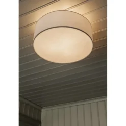 Alde & Lind Plafond Theo D48 E27x3 bomull vit/havre