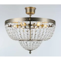 Norrsken Design Plafond Victoria Liten Antikmässing 47cm