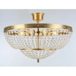 Norrsken Design Plafond Victoria Stor Borstad Mässing 56cm