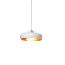 MARSET Pleat box 36 Takpendel, vit/guld