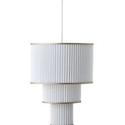 Le Klint Plivello pendel S-M-L, vit/guld