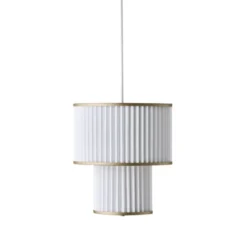 Le Klint Plivello pendel S-M, vit/guld