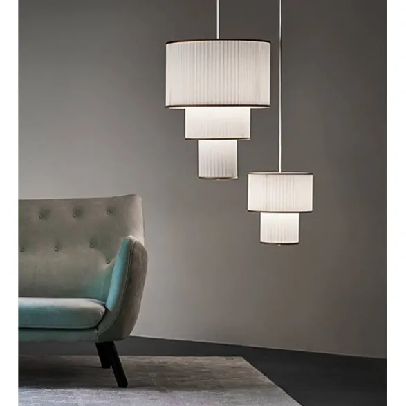 Le Klint Plivello pendel S-M, vit/guld