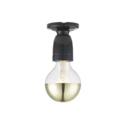 Halo Design Porslin vägg-/loftlampa, svart