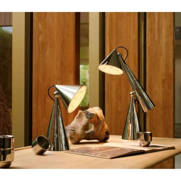 Tom Dixon Pose Portabel bordslampa Silver