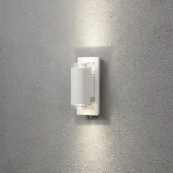 Konstsmide Potenza vägglykta, vit