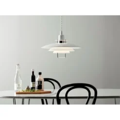 Belid Primus II pendel, vit/krom 43cm