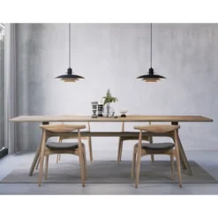 Belid Primus I pendel, mörk denim/mässing 43cm