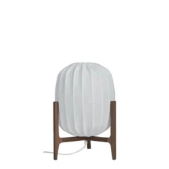 Watt & Veke Prisma bordslampa, ask/vit linne 42cm