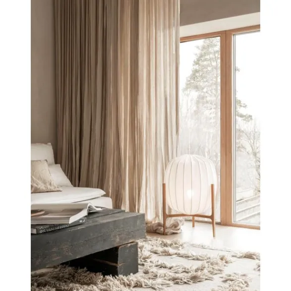 Watt & Veke Prisma golvlampa Oak / White